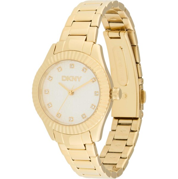 DKNY Analógové hodinky Chambers zlatá 66480649