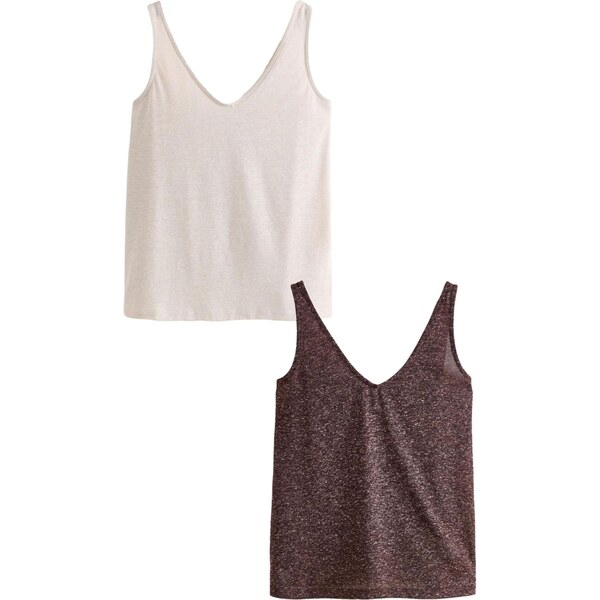 Next Top hnedá melírovaná / biela 66480700