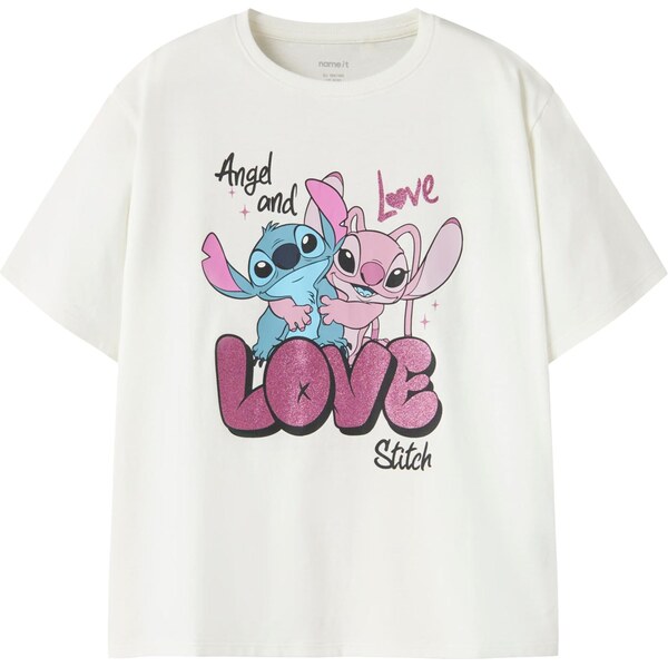 NAME IT Tričko NKFDYMIR STITCH svetlomodrá / orgovánová / ružová / 66480769