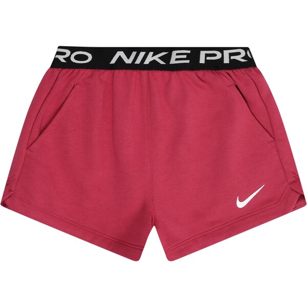 Nike Sportswear Nohavice ESSENTIALS malinová / čierna / biela 66480782