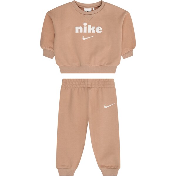 Nike Sportswear Joggingová súprava béžová / biela 66480789