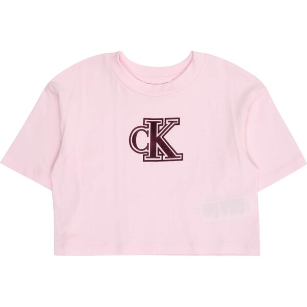 Calvin Klein Jeans Tričko tmavooranžová / svetloružová 66480806