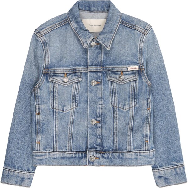 Calvin Klein Jeans Prechodná bunda modrá denim 66480825