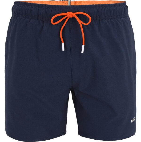 BOSS Plavecké šortky Tio tmavomodrá / tmavooranžová 66480917