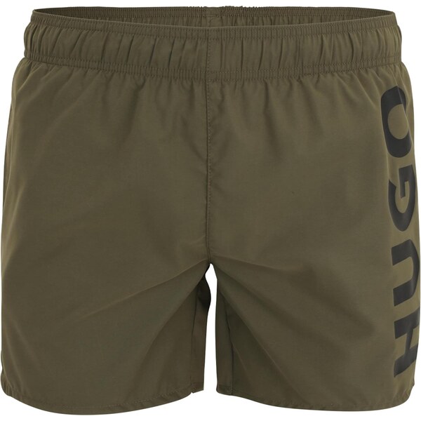 HUGO Plavecké šortky ABAS zelená / čierna 66480903