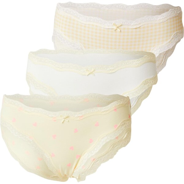 ETAM Nohavičky Jimma žltá / ružová / biela 66480920