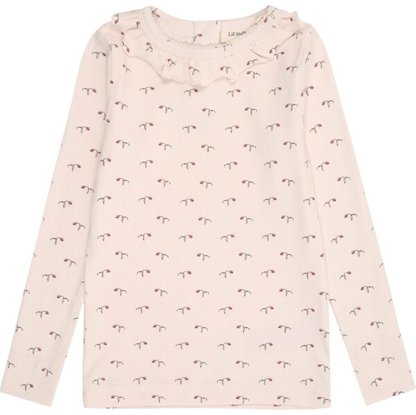 LilAtelier Tričko NMFGago tmavozelená / pastelovo fialová / 66480962