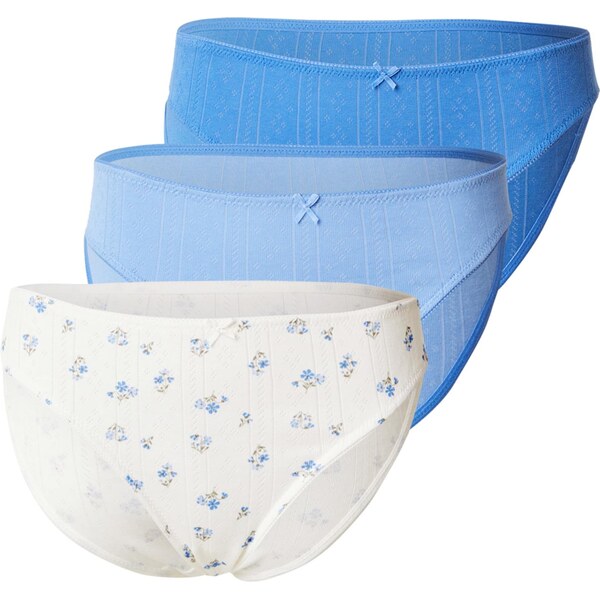 ETAM Nohavičky Jolly svetlomodrá / kaki / biela 66481059