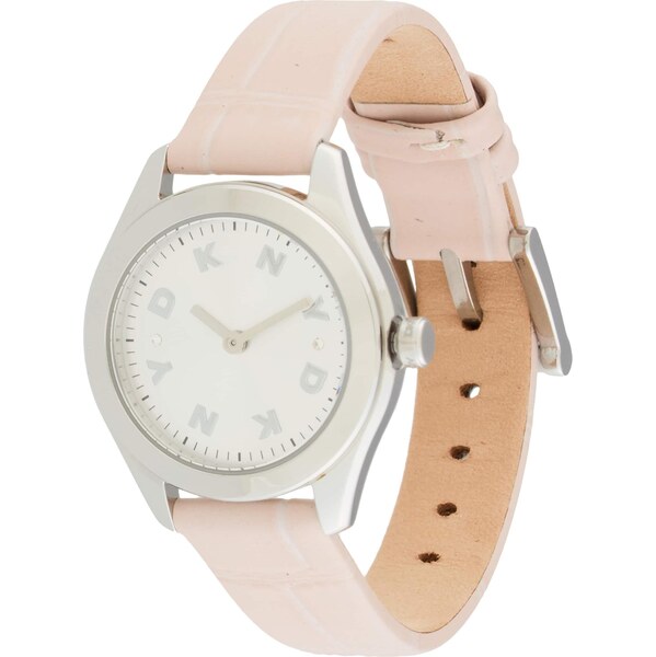 DKNY Analógové hodinky krémová / strieborná / biela 66481055