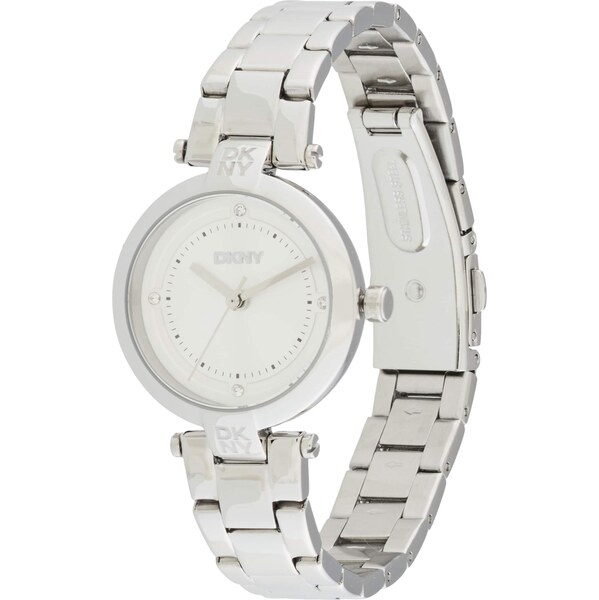 DKNY Analógové hodinky Essential Mini strieborná / perlovo biela 66481056