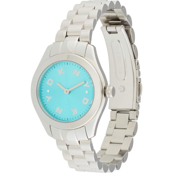 DKNY Analógové hodinky tyrkysová / strieborná 66481046