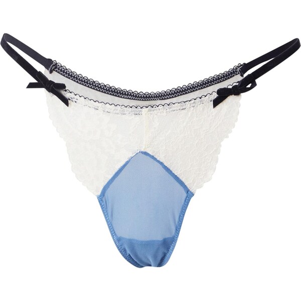 WILD LOVERS Tangá LILITH pastelovo modrá / biela 66481101
