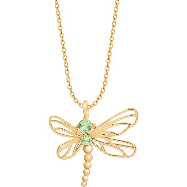 Pozlátený náhrdelník Lilou Dragonfly 60320240