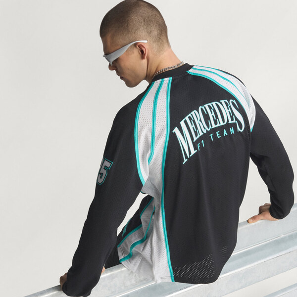 Adidas PÁNSKE TRIČKO S DLHÝM RUKÁVOM MERCEDES-AMG PETRONAS FORMULA ONE 66487498