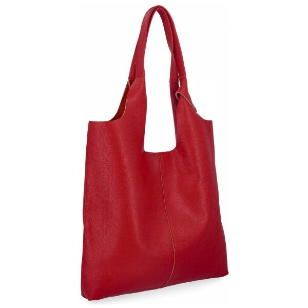 Vittoria Gotti Talianska kožená taška Shopper Bag s kozmetickou 66483905