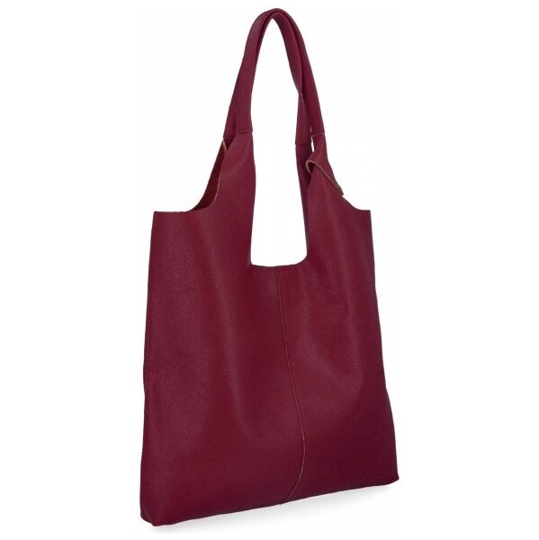 Vittoria Gotti Talianska kožená taška shopper s kozmetickou taštičkou 66483904