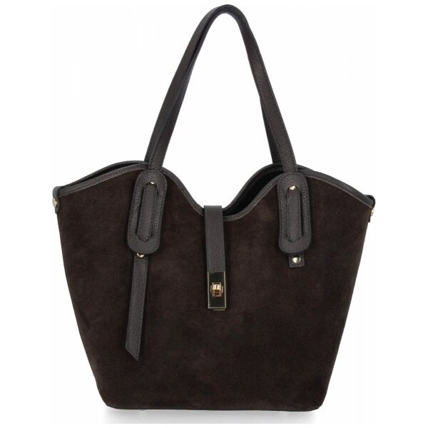 Vittoria Gotti Talianska kožená taška Shopper Bag s kozmetickou 66483910