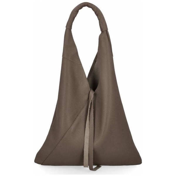 Vittoria Gotti Talianska kožená taška Shopper Bag s malou kozmetickou 66483920