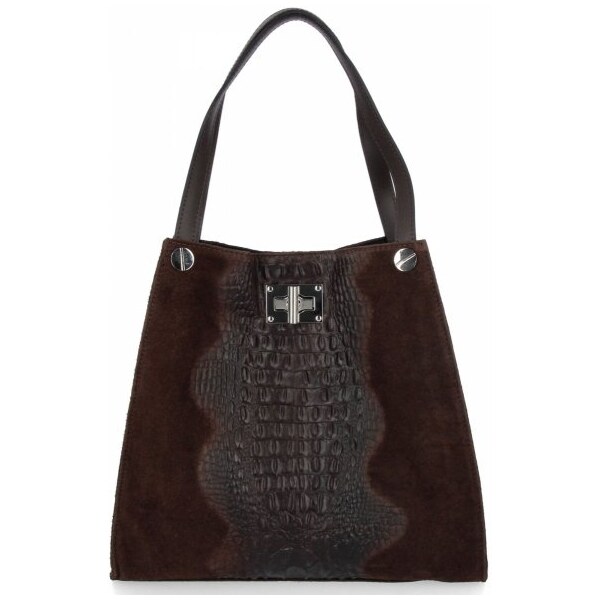 Vera Pelle Kožená taška Shopper Bag XL s kozmetickou taštičkou, vzor 66483950