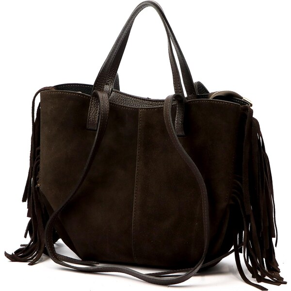 Dámska kabelka z brúsenej kože Luka v elegantnom dizajne 66489735