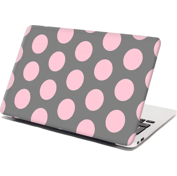 Sablio Samolepka na notebook Veľké ružové bodky 65099905