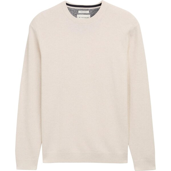 TOM TAILOR Sveter biela ako vlna 66495560