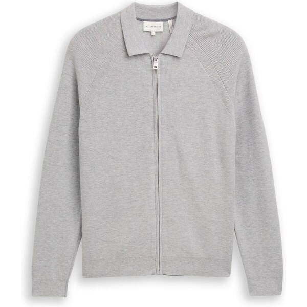 TOM TAILOR Kardigán sivá melírovaná 66495698