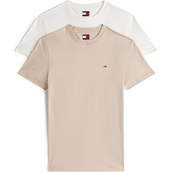 Tommy Jeans Tričko slonová kosť / biela 66495995