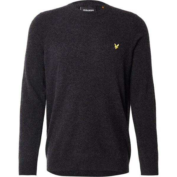 Lyle & Scott Sveter čierna melírovaná 66496131