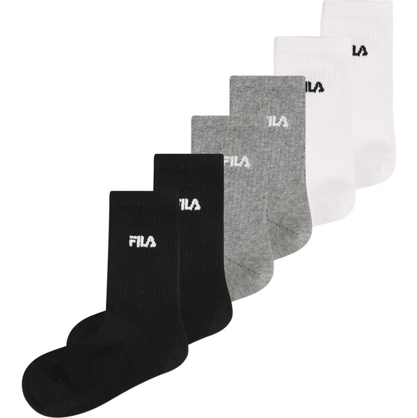 FILA Ponožky sivá / čierna / biela 66496307