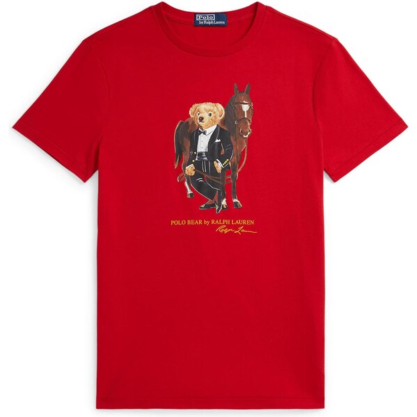 Polo Ralph Lauren Tričko béžová / hnedá / červená / čierna 66496296