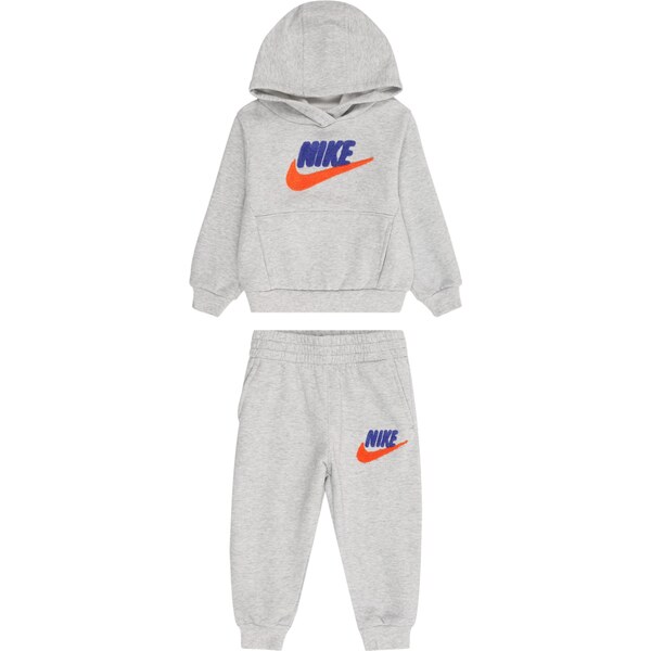 Nike Sportswear Joggingová súprava CLUB FLC modrá / sivá melírovaná / 66496383