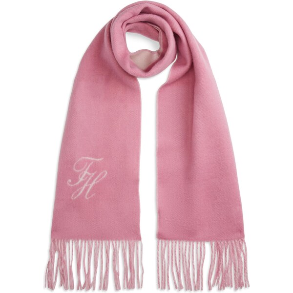 TOMMY HILFIGER Šál orchideová / biela 66496402