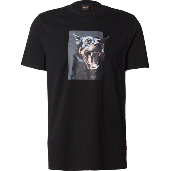 BOSS Tričko Dobermann béžová / farba ťavej srsti / čadičová / čierna 66496533