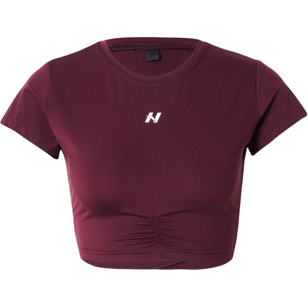 NEBBIA Športový top tmavočervená / biela 66496541