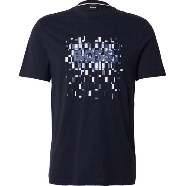 BOSS Tričko C-Thompson námornícka modrá / zafírová / biela 66496537