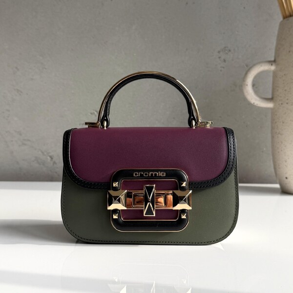 Kožená kabelka CROMIA It jewel 66501770