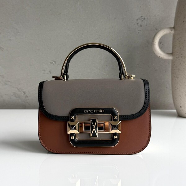 Kožená kabelka CROMIA It jewel 66502011