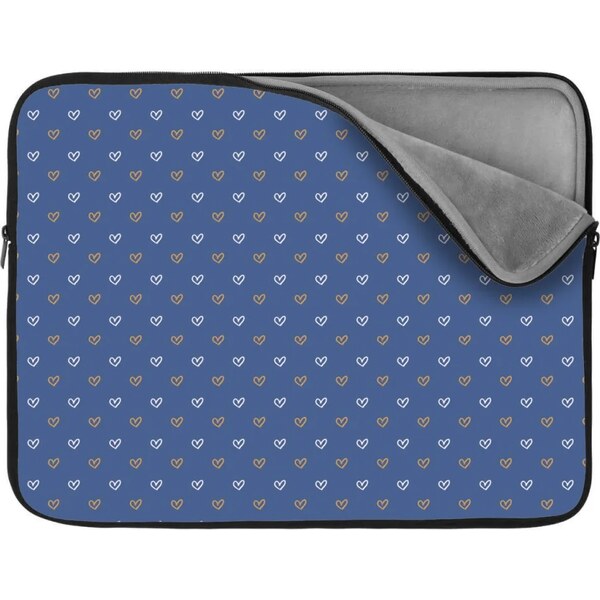 Sablio Obal na notebook Srdiečka na modrej 65426946