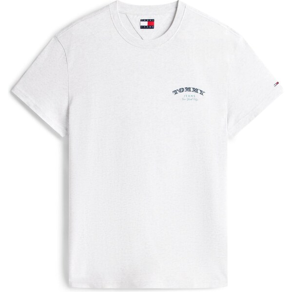 Tommy Jeans Tričko námornícka modrá / svetlomodrá / sivá melírovaná / 66507678