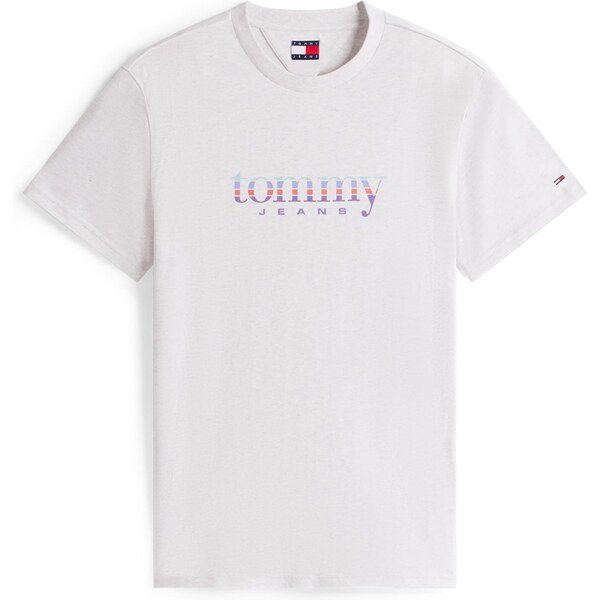 Tommy Jeans Tričko azúrová / svetlosivá / fialová / oranžová 66507685