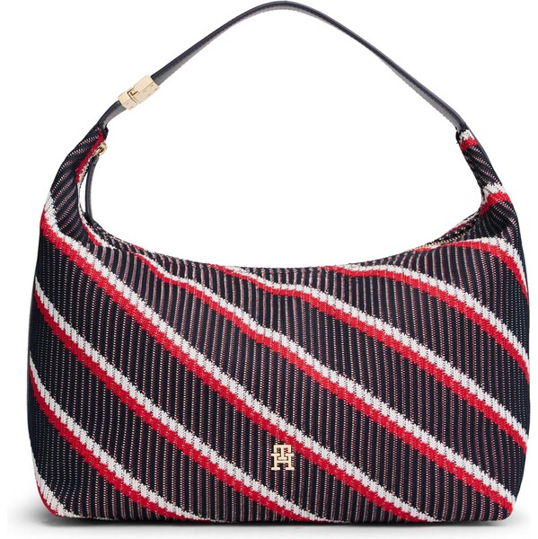 TOMMY HILFIGER Kabelka na rameno červená / čierna / biela 66507713