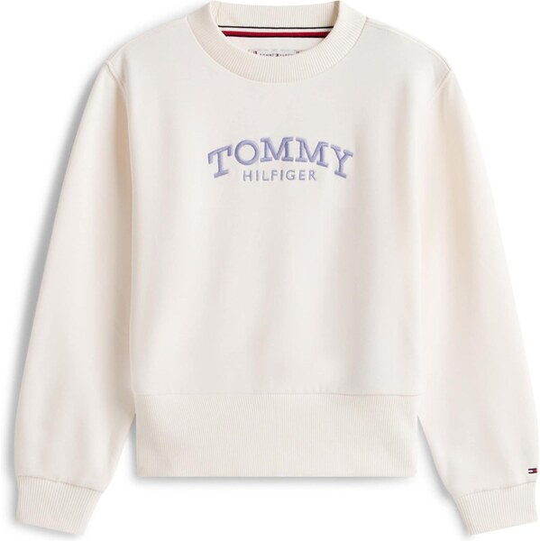TOMMY HILFIGER Mikina námornícka modrá / levanduľová / biela 66507749