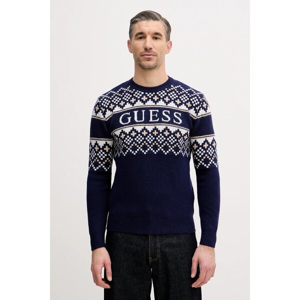 Sveter s prímesou vlny Guess 66509194
