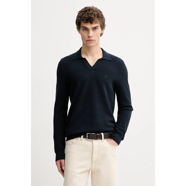 Bavlnené tričko s dlhým rukávom Marc OPolo 66509612