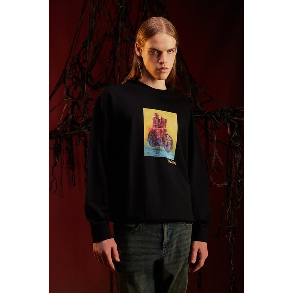 Bavlnené tričko s dlhým rukávom Medicine 66515350