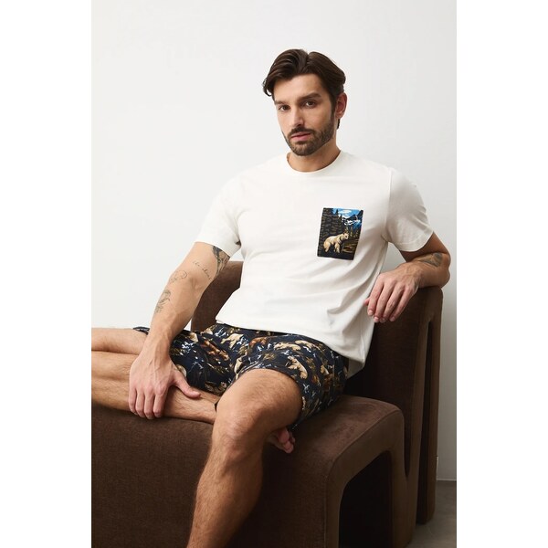 Bavlnené pyžamo Medicine 66515358