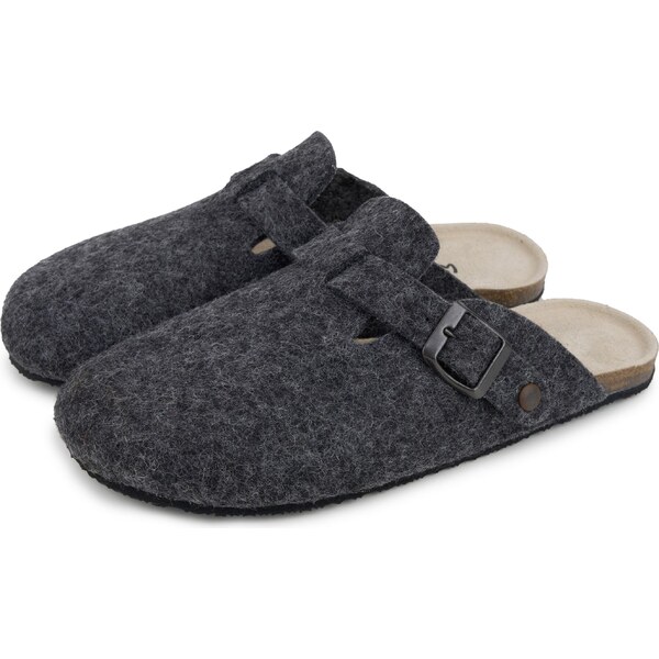 Vlnka Dámske barefoot vlnené papuče Michaela sivá veľkosti obuvi - 66530221