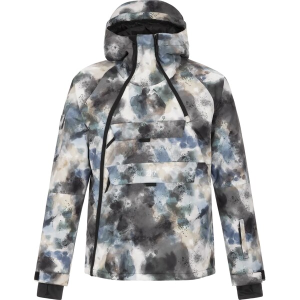 Pánska lyžiarska bunda 2117 NELKERIM čierna/biela 66839922