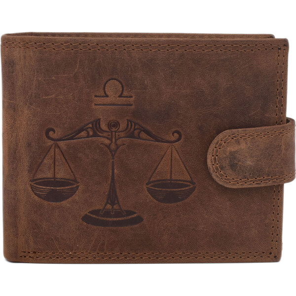 Pánska kožená peňaženka MERCUCIO svetlohnedá embos váhy 2911927 66518211